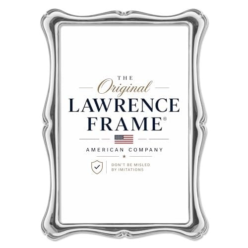 Lawrence Frames 710246 710246 Gümüş Metal Romantik 4x6 Resim Çerçevesi - Seçenekler: 4x4, 4x6, 5x7, 8x10