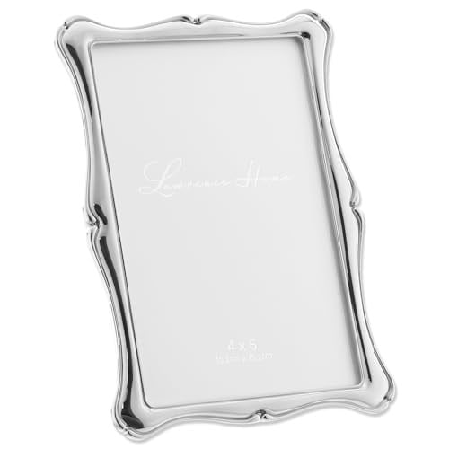 Lawrence Frames 710246 710246 Gümüş Metal Romantik 4x6 Resim Çerçevesi - Seçenekler: 4x4, 4x6, 5x7, 8x10