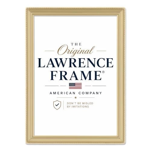 Lawrence Frames antik pirinç 5 x 7 fotoğraf çerçevesi – Boncuk sınır tasarım - Seçenekler: 3.5x5 Double, 4x5, 4 x 6 Dual, 4x6, 5 x 7 Dual, 5x7