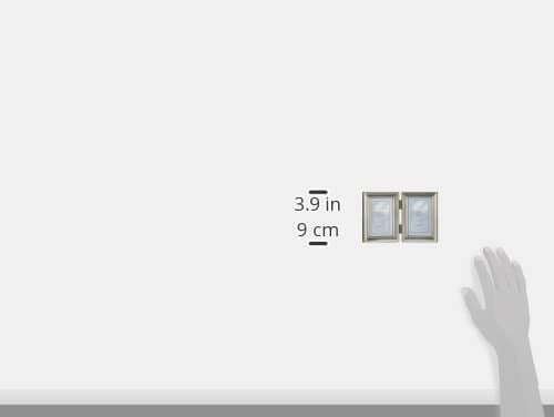 Lawrence Frames Kalay resim çerçevesi, menteşeli, 2 x 3 cm, antik görünüm, inci kenarlı - Seçenekler: 2.5x3.5 Double, 3.5x5, 4x5, 4x6, 4x6 Triple, 5x5...