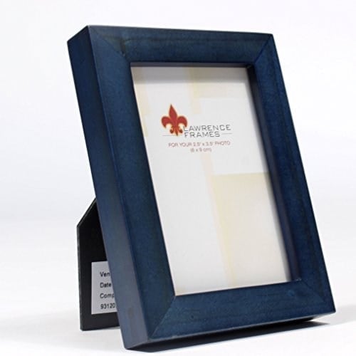 Lawrence Frames Mavi Ahşap Resim Çerçevesi, Galeri Koleksiyonu, 5 x 7 cm