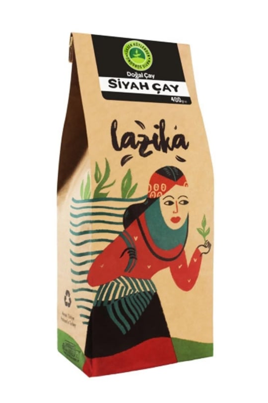 Lazika Siyah Çay 400 g, erken hasat, iki kere filtre, tozu yok