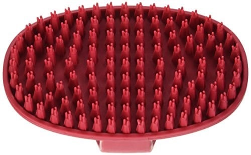Le Salon Essentials Kauçuk Bakım Fırçası, Döngü Saplı, Kırmızı
