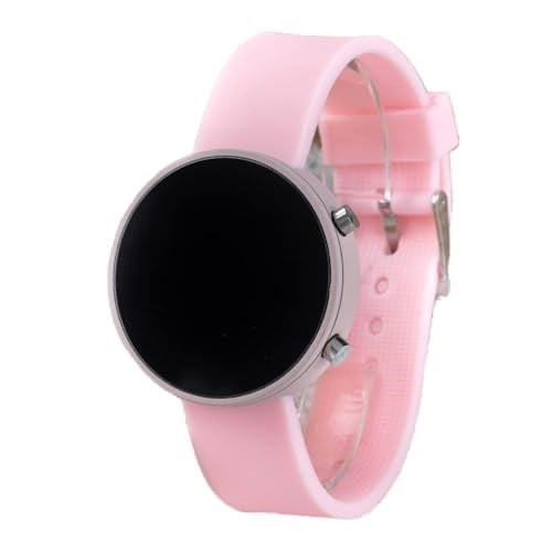 Led Watch Toz Pembe Renk Genç Kız Büyük Çocuk Kol Saati ST-303795