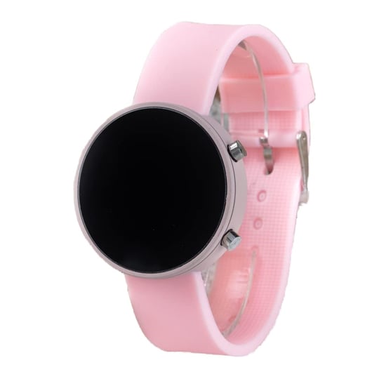 Led Watch Toz Pembe Renk Genç Kız Büyük Çocuk Kol Saati ST-303795