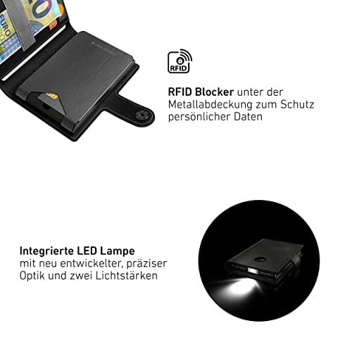 Ledlenser Lite Wallet Plus, Caramel, Powerbankli ve Fenerli Cüzdan