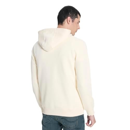 Lee Big Logo Baskılı Kapüşonlu Sweatshirt Sweatshirt Erkek