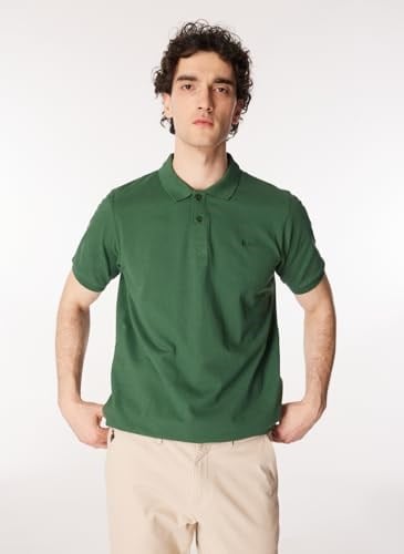 Lee Cooper Erkek Twıns 1 Pike Polo Yaka T-Shırt 242025 Koyu Yeşil