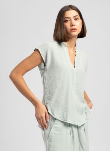 Lee Cooper Janet Kısa Kol Bluz Yeşil, 262 LCF 242004