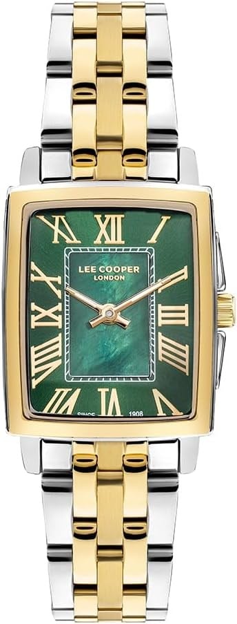 Lee Cooper LC07940 6 Renk Kadın Kol Saati Altın-Yeşil (Gold-Green)
