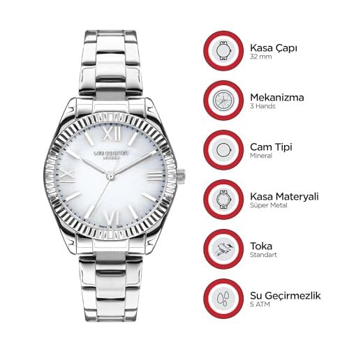 LEE COOPER, QUARTZ, 32MM, 3ATM, KADIN KOL SAATİ, LC07459