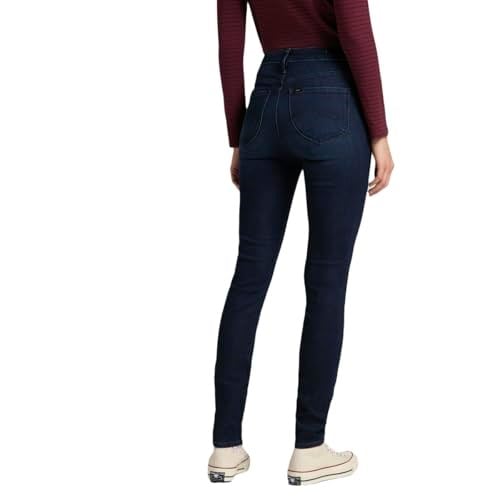 Lee L626 Scarlett High Skinny Fit Yüksek Bel Kadın Jean Pantolon, Lacivert, 28/29