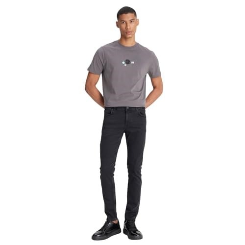 Lee Malone Skinny Jean Pantolon Jean Pantolon Erkek