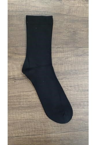 Leement socks Çocuk 12 Çift Bambu Soket Çorap Okul Çorabı Dikişsiz Burun Kaliteli Orta Kalın Asorti -1