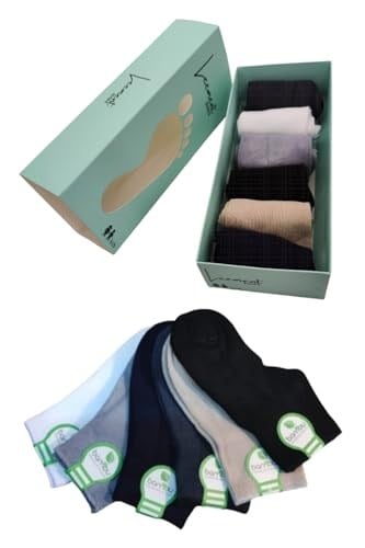 Leement socks Çocuk 6 Çift Yazlık Bambu Patik Çorap Dikişsiz Burun Esnek Asorti -1