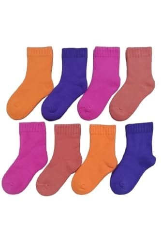 Leement socks Çocuk 8 Çift Kalın Havlu Termal Çorap Burun Dikişsiz Premium Seri Asorti -1