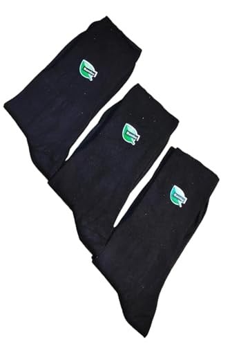 Leement socks Erkek 3 Çift Bambu Yazlık Diyabetik Şeker Çorabı Sıkmayan Konç siyah 40-44