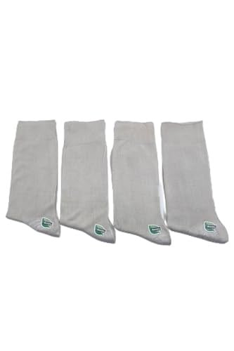 Leement socks Erkek 4 Çift Ince Yazlık Bambu Klasik Çorap bej -1