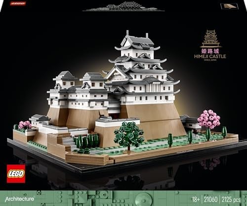 LEGO Architecture Mimari Simgeler Koleksiyonu, Himeji Kalesi 21060 - Seyahat, Mimari ve Tarih Meraklısı Yetişkinler için Koleksiyonluk ve Sergilenebilir Model Yapım Seti (2125 Parça)