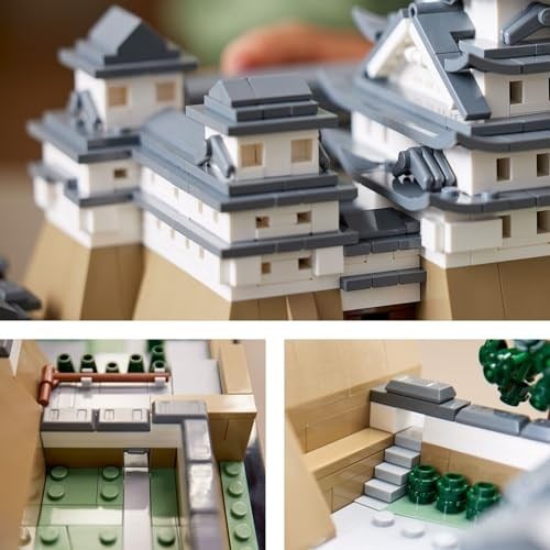LEGO Architecture Mimari Simgeler Koleksiyonu, Himeji Kalesi 21060 - Seyahat, Mimari ve Tarih Meraklısı Yetişkinler için Koleksiyonluk ve Sergilenebilir Model Yapım Seti (2125 Parça)