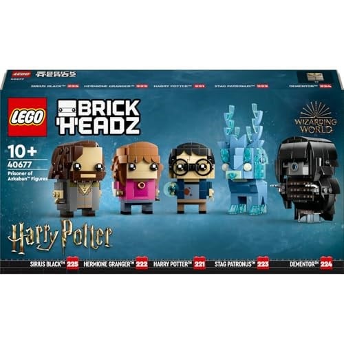 LEGO BrickHeadz Harry Potter Azkaban Tutsağı Figürleri 40677-10 Yaş ve Üzeri Çocuklar için Dekoratif, Hediyelik Yaratıcı Model Yapım Seti (697 Parça)