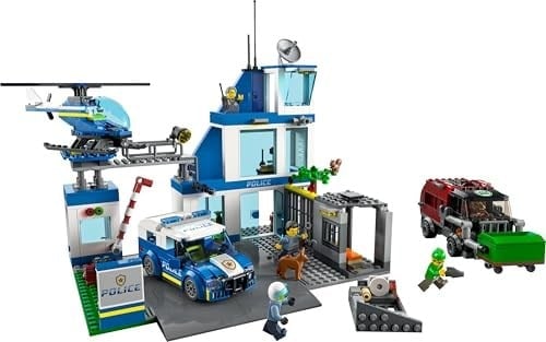 LEGO City Polis Merkezi 60316-6 Yaş ve Üzeri Çocuklar için Oyuncak Yapım Seti (668 Parça)