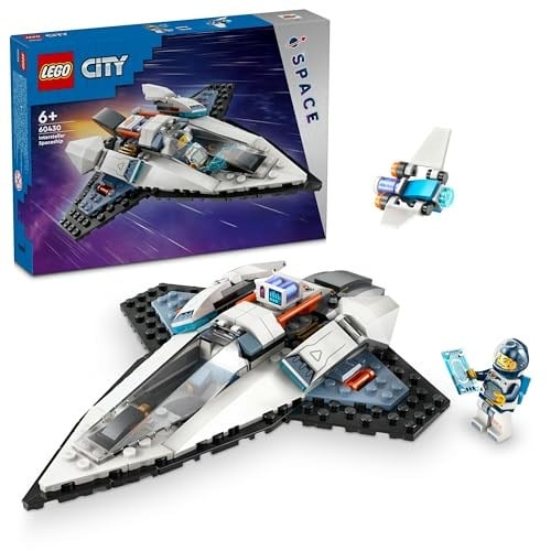 LEGO City Yıldızlararası Uzay Gemisi 60430-6 Yaş ve Üzeri Kız ve Erkek Çocukları için Astronot Minifigürü İçeren Yaratıcı Oyuncak Seti, Çocuklar için Doğum Günü Hediyesi Fikri (240 Parça)