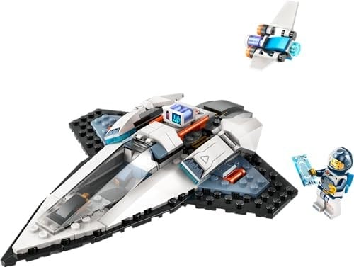 LEGO City Yıldızlararası Uzay Gemisi 60430-6 Yaş ve Üzeri Kız ve Erkek Çocukları için Astronot Minifigürü İçeren Yaratıcı Oyuncak Seti, Çocuklar için Doğum Günü Hediyesi Fikri (240 Parça)