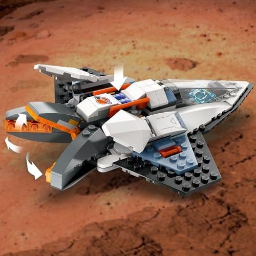 LEGO City Yıldızlararası Uzay Gemisi 60430-6 Yaş ve Üzeri Kız ve Erkek Çocukları için Astronot Minifigürü İçeren Yaratıcı Oyuncak Seti, Çocuklar için Doğum Günü Hediyesi Fikri (240 Parça)
