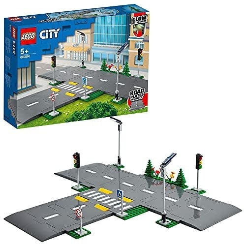 LEGO City Yol Zeminleri 60304 Yapım Seti; Çocuklar için Harika bir Yapım Seti (112 Parça)