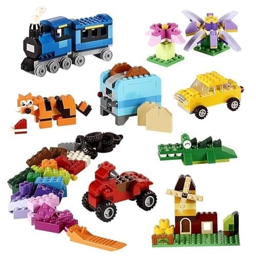 LEGO Classic Orta Boy Yaratıcı Parçalar Yapım Kutusu 10696 - Yaratıcı Çocuklar için Oyuncak Yapım Seti (484 Parça)