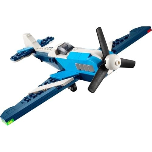 LEGO Creator 3’ü 1 Arada Uçak: Yarış Uçağı 31160-7 Yaş ve Üzeri Çocuklar için Jet veya Helikoptere Dönüşebilen Oyuncak Yapım Seti, Doğum Günü Hediyesi (178 Parça)