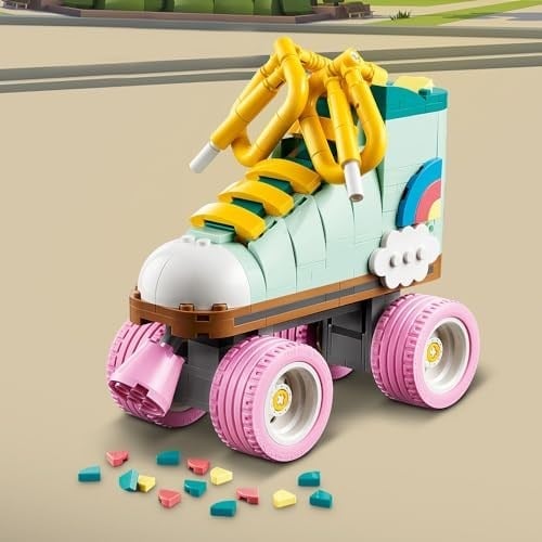 LEGO Creator Retro Paten 31148-8 Yaş ve Üzeri Çocuklar için Mini Kaykay ve Kasetçalar Model Seçenekleri İçeren 3’ü 1 Arada Yaratıcı Oyuncak Yapım Seti, Doğum Günü Hediyesi Fikri (342 Parça)