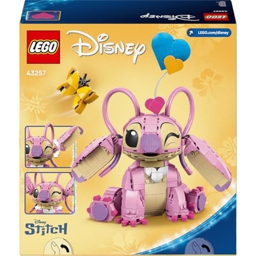 LEGO ǀ Disney Classic Angel 43257-9 Yaş ve Üzeri Çocuklar için Lilo ve Stiç Karakterlerini İçeren Yaratıcı Oyuncak Yapım Seti, Doğum Günü Hediyesi (784 Parça)