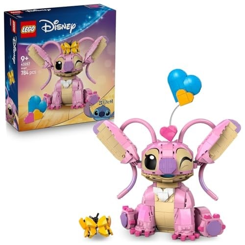 LEGO ǀ Disney Classic Angel 43257-9 Yaş ve Üzeri Çocuklar için Lilo ve Stiç Karakterlerini İçeren Yaratıcı Oyuncak Yapım Seti, Doğum Günü Hediyesi (784 Parça)