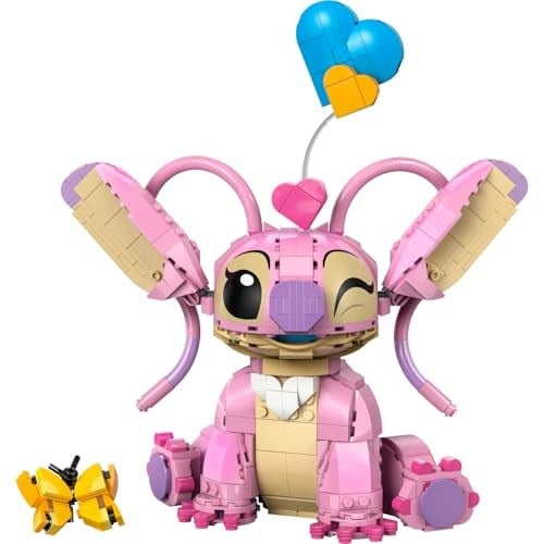 LEGO ǀ Disney Classic Angel 43257-9 Yaş ve Üzeri Çocuklar için Lilo ve Stiç Karakterlerini İçeren Yaratıcı Oyuncak Yapım Seti, Doğum Günü Hediyesi (784 Parça)
