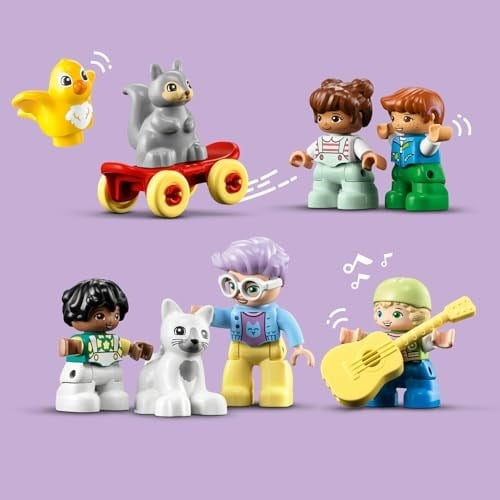 LEGO DUPLO 3’ü 1 Arada Ağaç Ev 10993-3 Yaş ve Üzeri için Yaratıcı Oyuncak Yapım Seti (126 Parça)