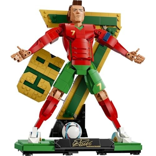 LEGO Editions Cristiano Ronaldo – Futbol Efsanesi 43016 | 12 Yaş ve Üzeri Çocuklar için Figür ve Baskılı İmza Levhası İçeren Oyuncak Yapım Seti, Doğum Günü Hediyesi Fikri (854 Parça)