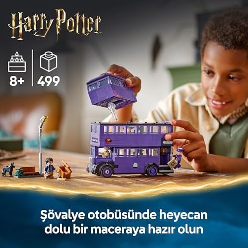 LEGO Harry Potter Hızır Otobüs Macerası 76446-8 Yaş ve Üzeri Çocuklar ve Yetişkinler için Benzersiz Sihirli Araç Modeli Yapım Seti, Doğum Günü Hediyesi (499 Parça)