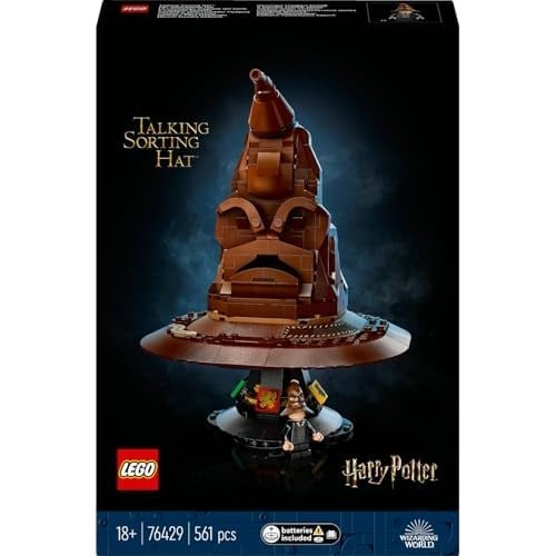 LEGO Harry Potter™ Konuşan Seçmen Şapka 76429 - Yetişkin Harry Potter Hayranları için Koleksiyonluk Yaratıcı Model Yapım Seti (561 Parça)