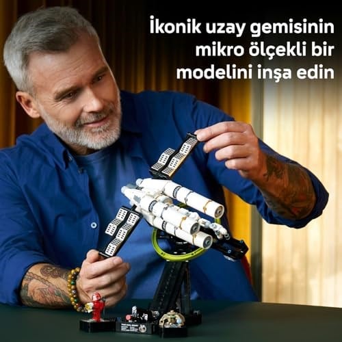LEGO Icons Kurtuluş Projesi 11389 | Yetişkinler için Ryland Grace Minifigürü İçeren Dekoratif Uzay Gemisi Modeli Yapım Seti, Hediye Fikri (830 Parça)