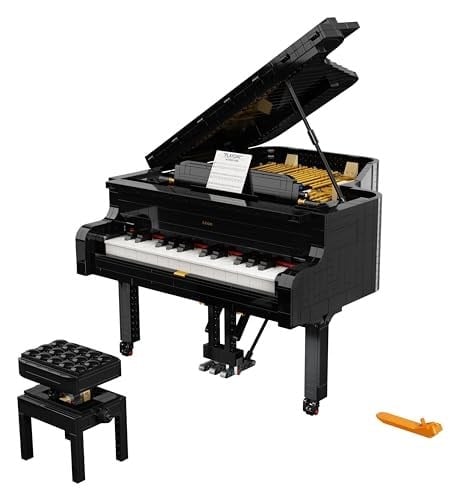 LEGO Ideas Kuyruklu Piyano 21323 Yapım Seti, Yetişkinler için Yaratıcı Yapım Seti, Kendi Piyanonuzu Yapın (3662 Parça)