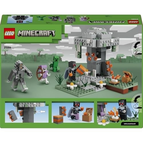 LEGO Minecraft Solgun Bahçe 21586 | 7 Yaş ve Üzeri Çocuklar için Kahraman Kanatlı Mothman İçeren Oyuncak Yapım Seti, Oyunculara Özel Hediye Fikri (243 Parça)