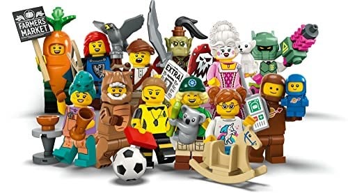 LEGO Minifigures Series 24 71037, Sınırlı Sayıda Gizemli Minifigür Kör Çanta, 2023 Set, Oyuncak Aksesuarlı Koleksiyon Karakterleri
