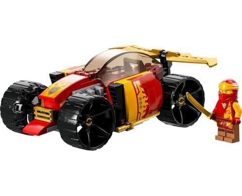 LEGO NINJAGO Kai’nin Ninja Yarış Arabası EVO 71780 – 6 Yaş ve Üzeri Kız ve Erkek Çocuklar için Yılbaşı Hediyesi Fikri, Oyuncak Araba ve Kai Minifigürü İçeren Yaratıcı Oyuncak Yapım Seti (94 Parça)
