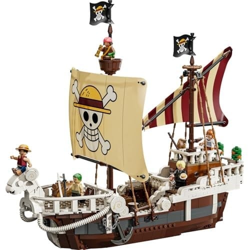 LEGO ONE PIECE Going Merry Korsan Gemisi 75639 – 10 Yaş ve Üzeri Çocuklara Özel, 5 Minifigür İçeren Detaylı Anime Gemi Modeli, Hayal Gücü Geliştiren Yapım Seti, Doğum Günü Hediyesi (1376 Parça)