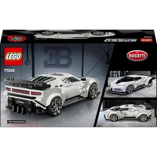 LEGO Speed Champions Bugatti Centodieci 77240 – 9 Yaş ve Üzeri Çocuklar İçin Koleksiyonluk Model Araba, Detaylı Yarış Arabası ve Sürücü Figürüyle Oyun ve Sergileme Yapım Seti (291 Parça)