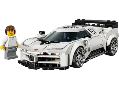 LEGO Speed Champions Bugatti Centodieci 77240 – 9 Yaş ve Üzeri Çocuklar İçin Koleksiyonluk Model Araba, Detaylı Yarış Arabası ve Sürücü Figürüyle Oyun ve Sergileme Yapım Seti (291 Parça)