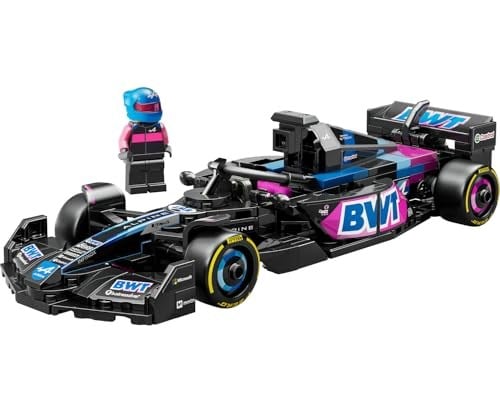 LEGO Speed Champions BWT Alpine F1 Team A524 77248 | 10 Yaş ve Üzeri Çocuklar için Sürücü Minifigürü İçeren Oyuncak Yapım Seti, Hediye Fikri (258 Parça)