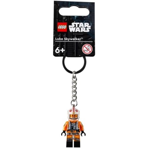 LEGO Star Wars Luke Skywalker Pilot Kıyafet Minifigür Anahtarlık 854288, Turuncu, Small, Turuncu, S